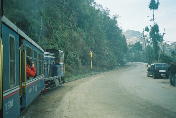 Taking the Darjeeling toy train