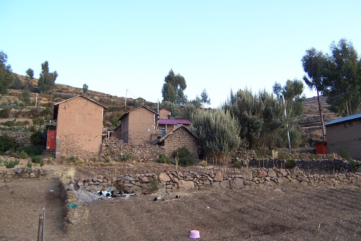 Leaving the Peruvian homestay