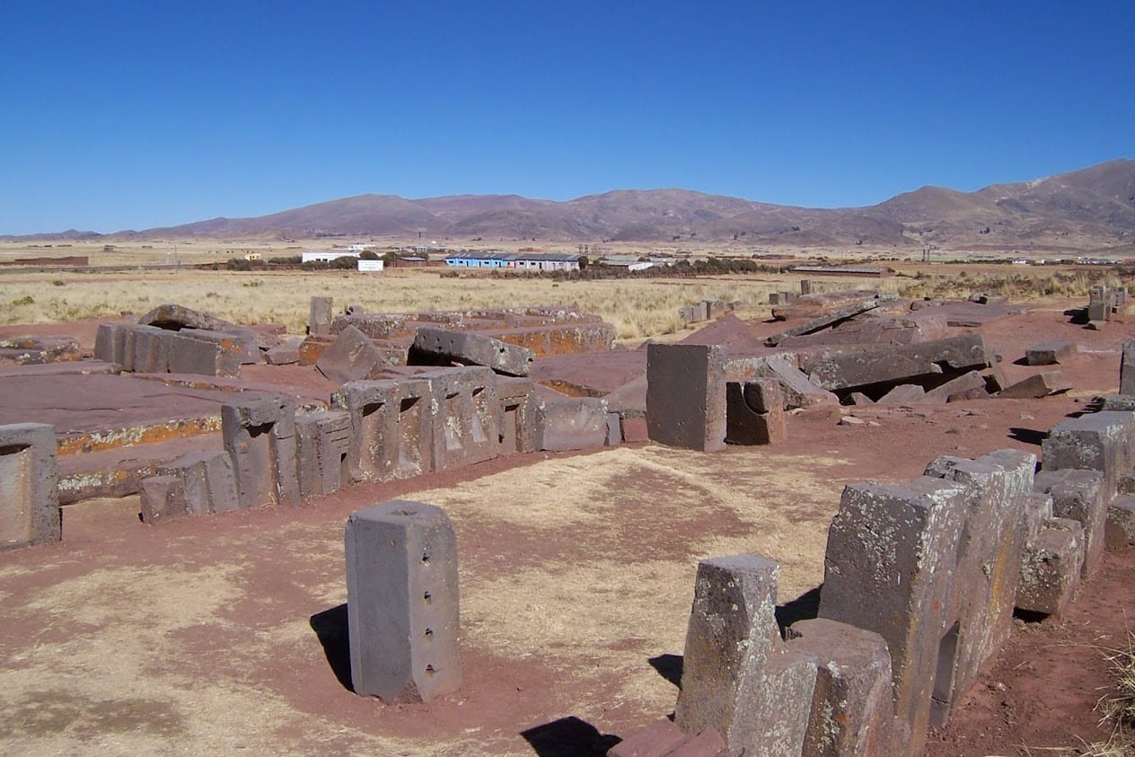 Tiahuanaco site in Bolivia