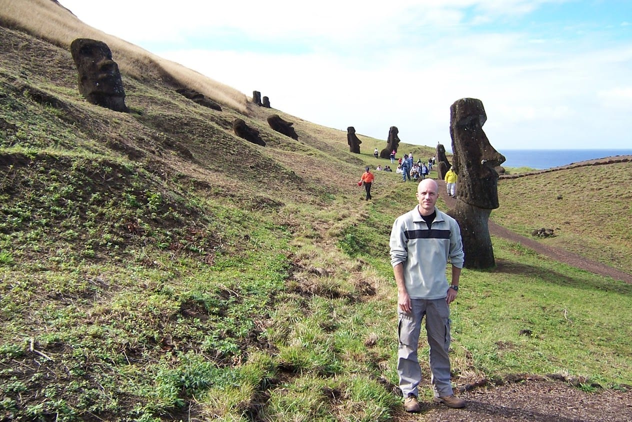 Dave Briggs at Easter Island
