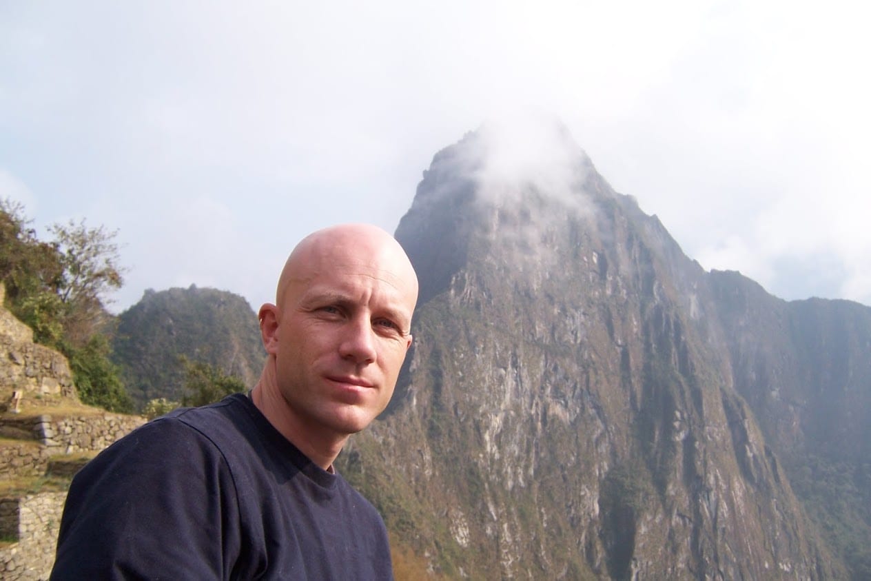 Dave Briggs at Machu Pichhu in Peru