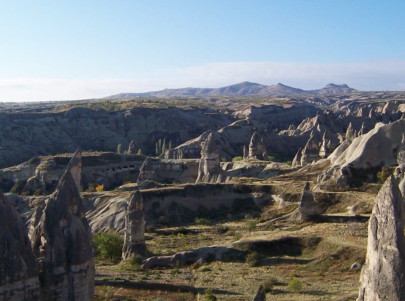 Sightseeing in Goreme, Turkey when cycling