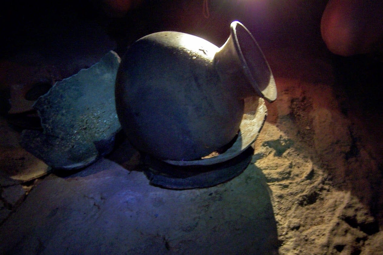 Inside the ATM cave in Belize