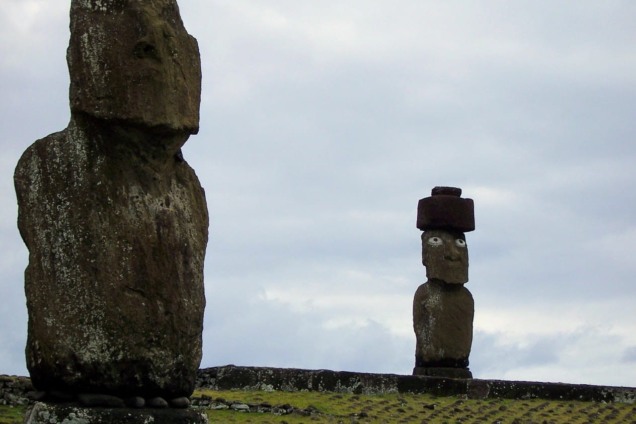 Mysterious statues of Easter island
