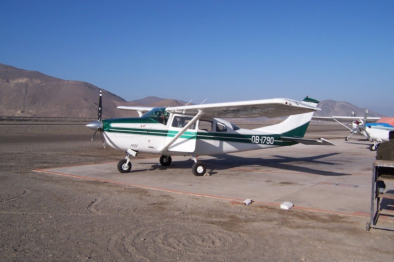 The plane for the Nazca Lines trip