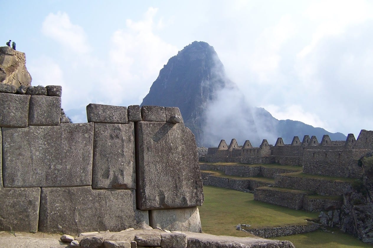 Stoneowkr at Machu Picchu Peru