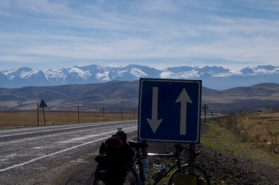 Bicycles and mountains in Turkey