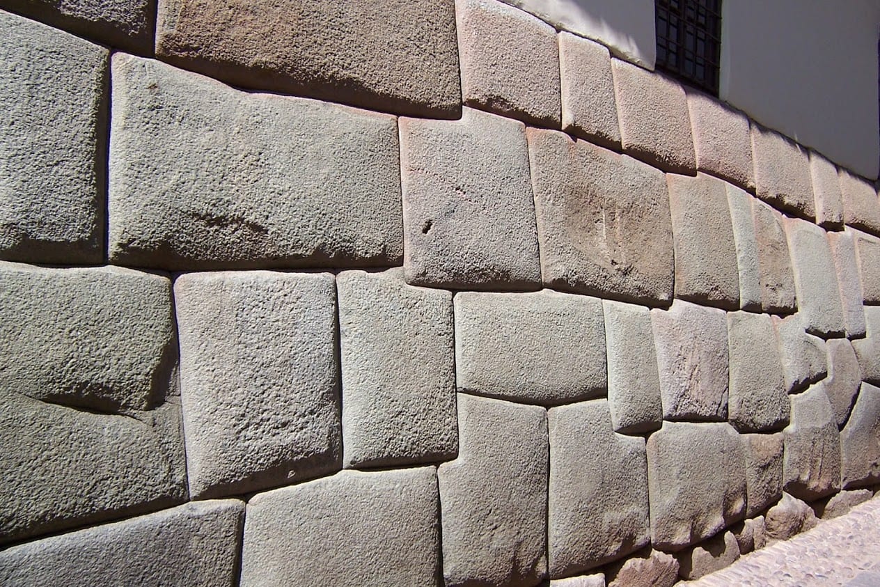 Incredible Incan walls in Cusco Peru