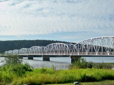 The Teslin Bridge in Canada