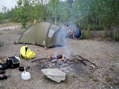 wild camping in Alaska