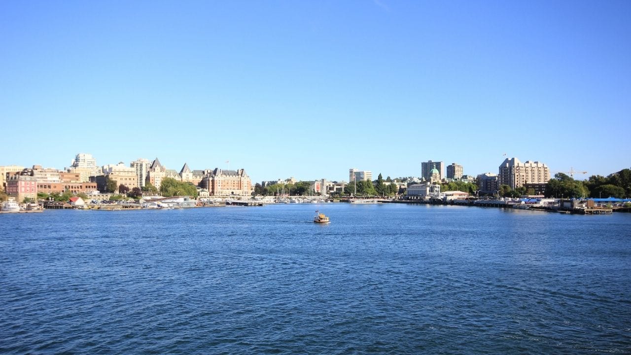 Taking the ferry from Canada to the USA