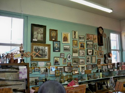 Inside the museum in the small village of Clinton, Canada