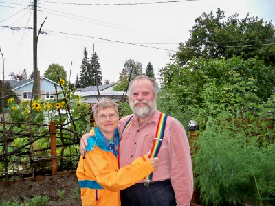 Warmshowers hosts Richard and Maggee in Prince George, Canada