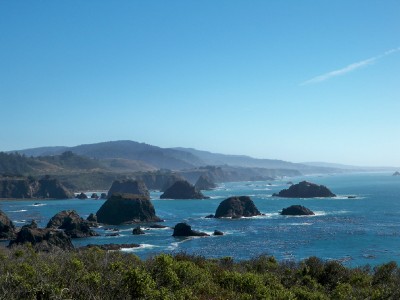 Cycling from Gualala Regional Park to Bodega Dunes