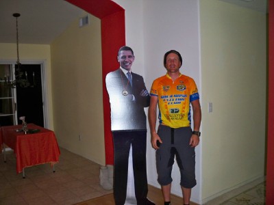 Dave Briggs and Barrack Obama