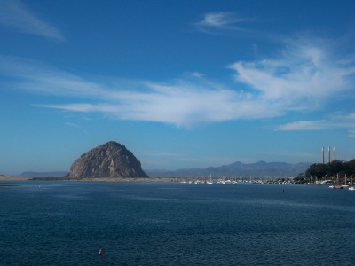 Bike Touring in California - The view over Morro Bay