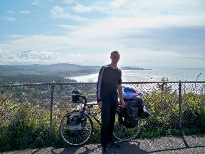 I saw Tom again when cycling along the Oregon Coast along the Pacific Highway