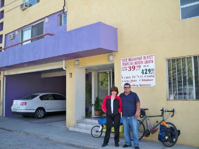 Lot and friend seeing me on my way from Ensenada