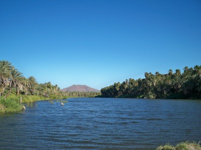 Cycling from Vizcaino to San Ignacio in Baja California Mexico