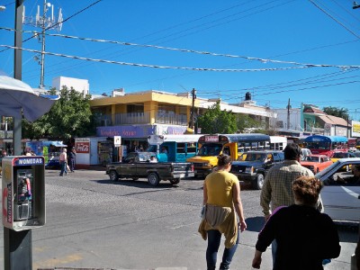 A street in La Paz, Mexico