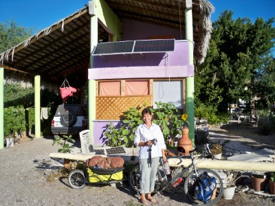 Roberta my Warmshowers host in El Juncalito, Mexico
