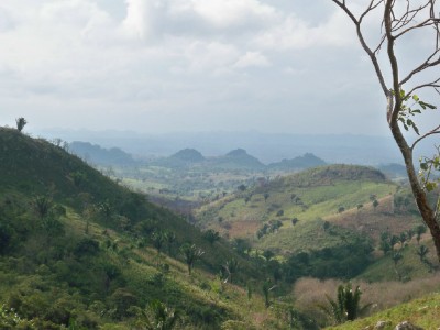 The rolling hills of the Guatemala highlands
