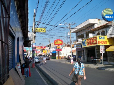 Street in San Miguel El Salvador