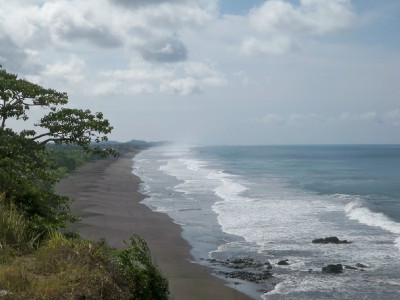 A view of the Costa Rica coast