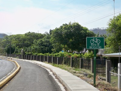 Random bike path in Costa Rica