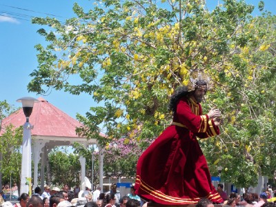 Semana Santa procession in Liberia in Costa Rica