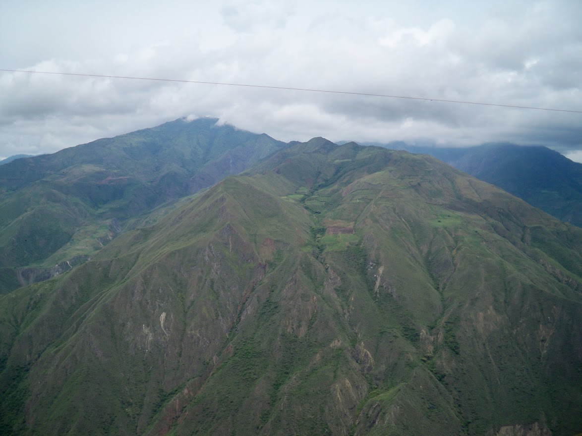 Cycling over a challenging mountain pass in Colombia