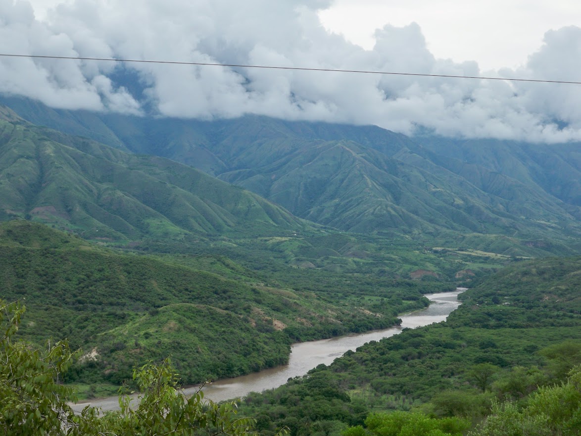 The mountains near El Remolino in Colombia