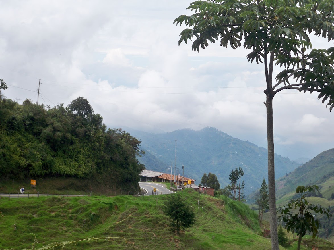cycling near versalles between medellin and la pintada
