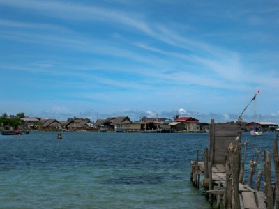 The first island we visited in the San Blas as we sailed from Panama to Colombia