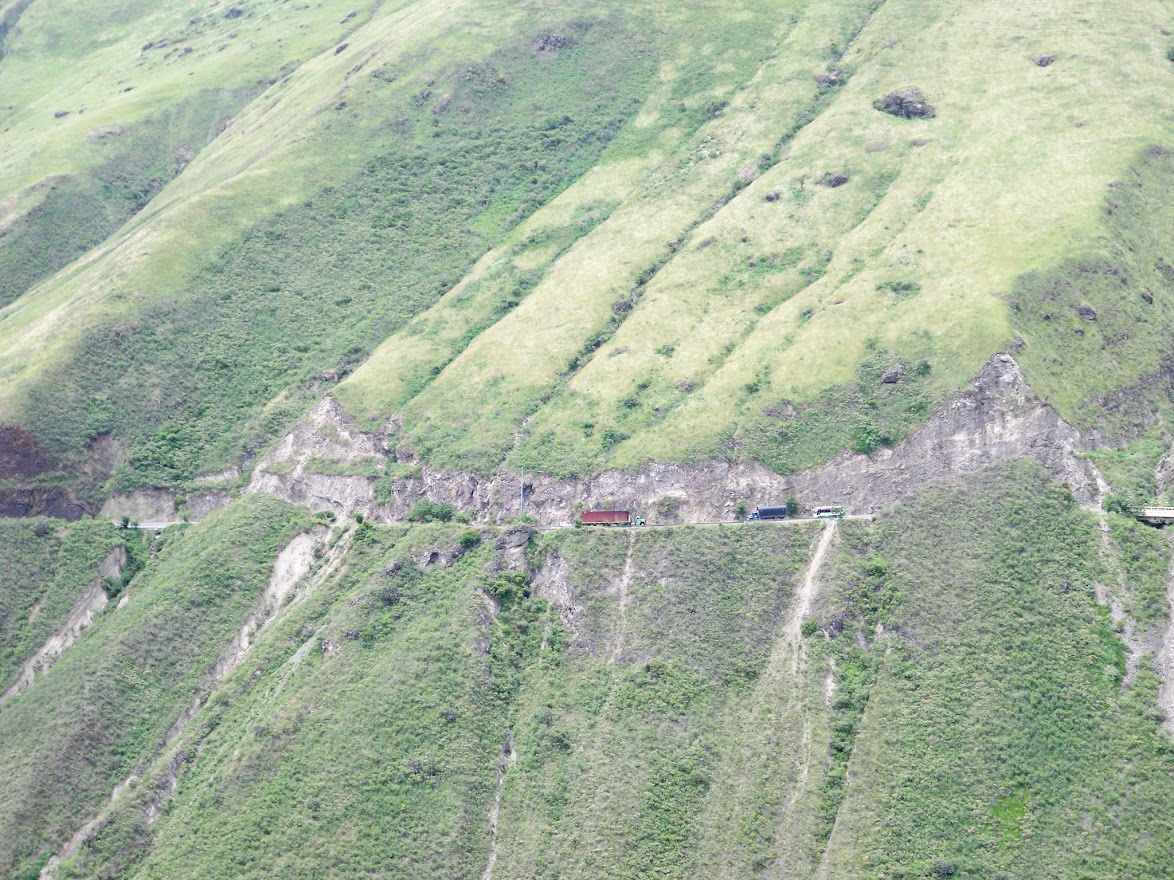 mountain road in colombia