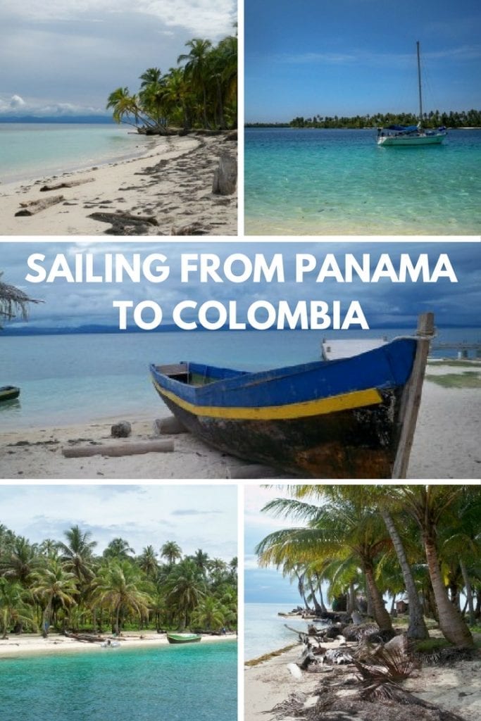 Sailing from Panama to Colombia via the San Blas islands. 
