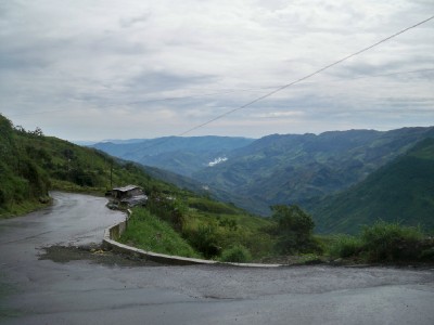 A view of the road between Valdivia and Yarumal