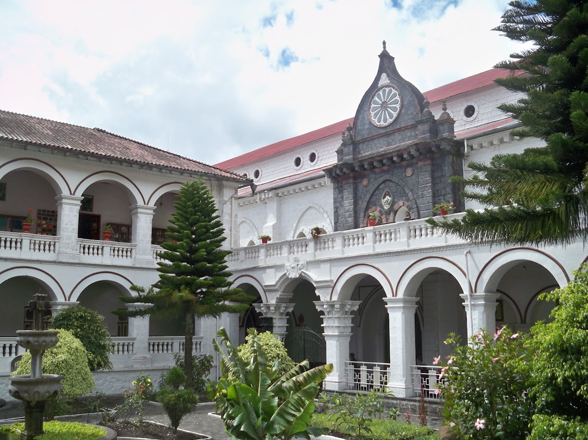 A nice building in Banos in Ecuador