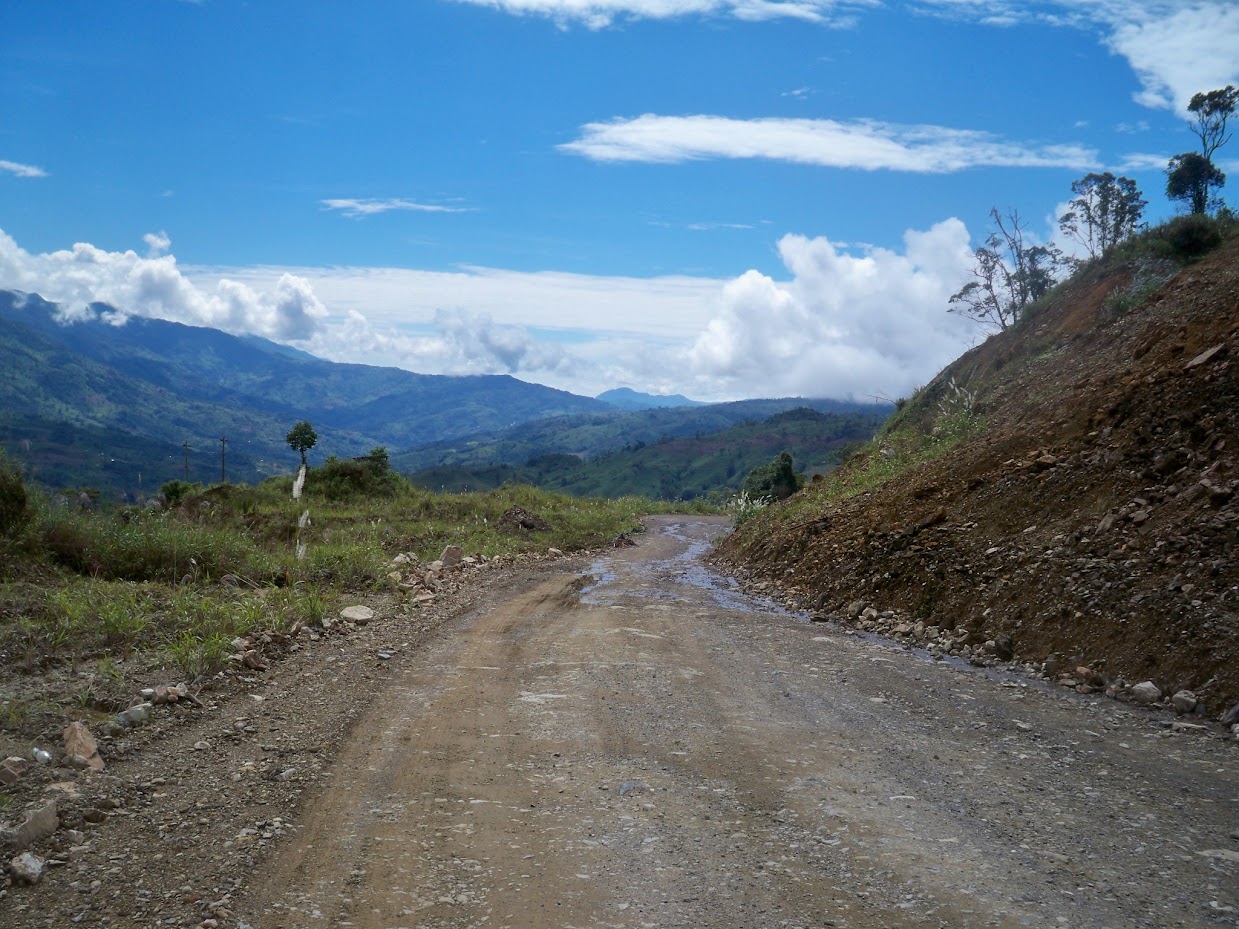 Bikepacking along rainy roads in Ecuador