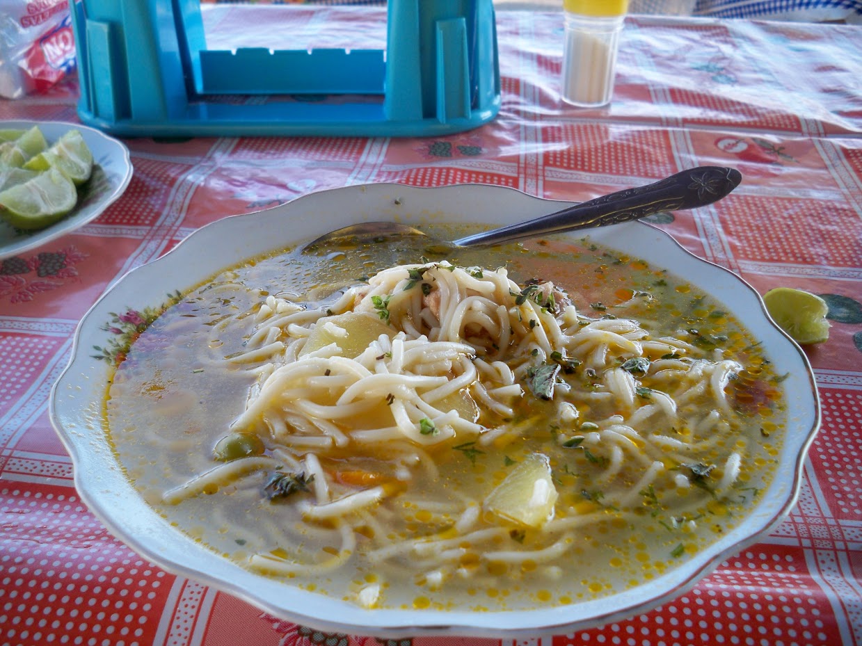 A big bowl of Caldo de Gallino