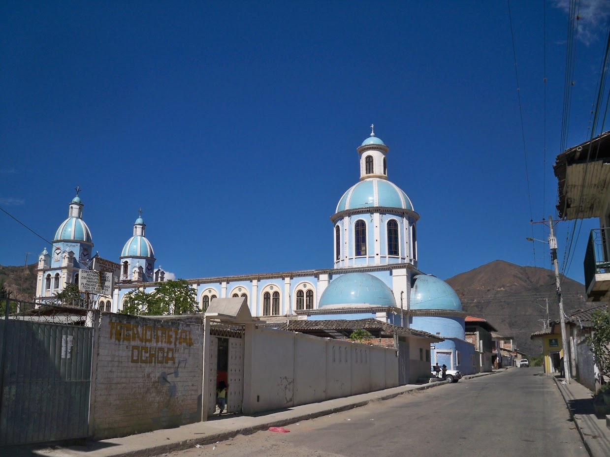 A church in Malacatos, Ecuador