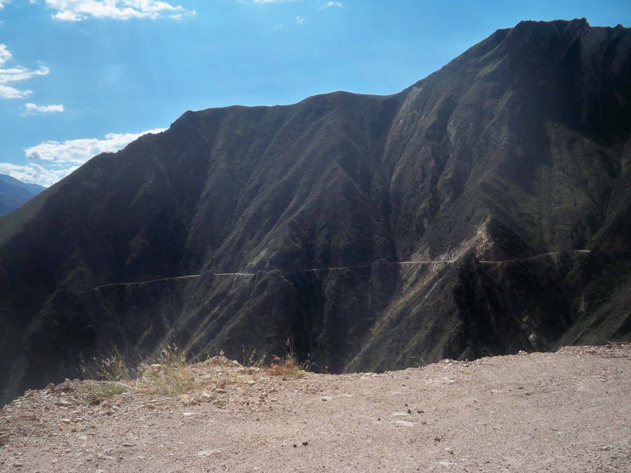 Cycling to Balsas in Peru