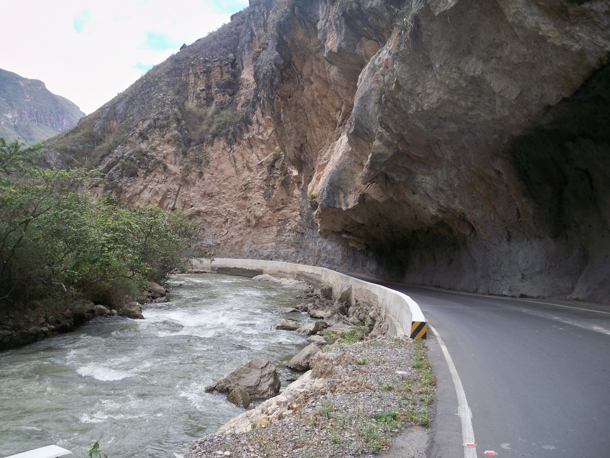 a road cycling in Peru