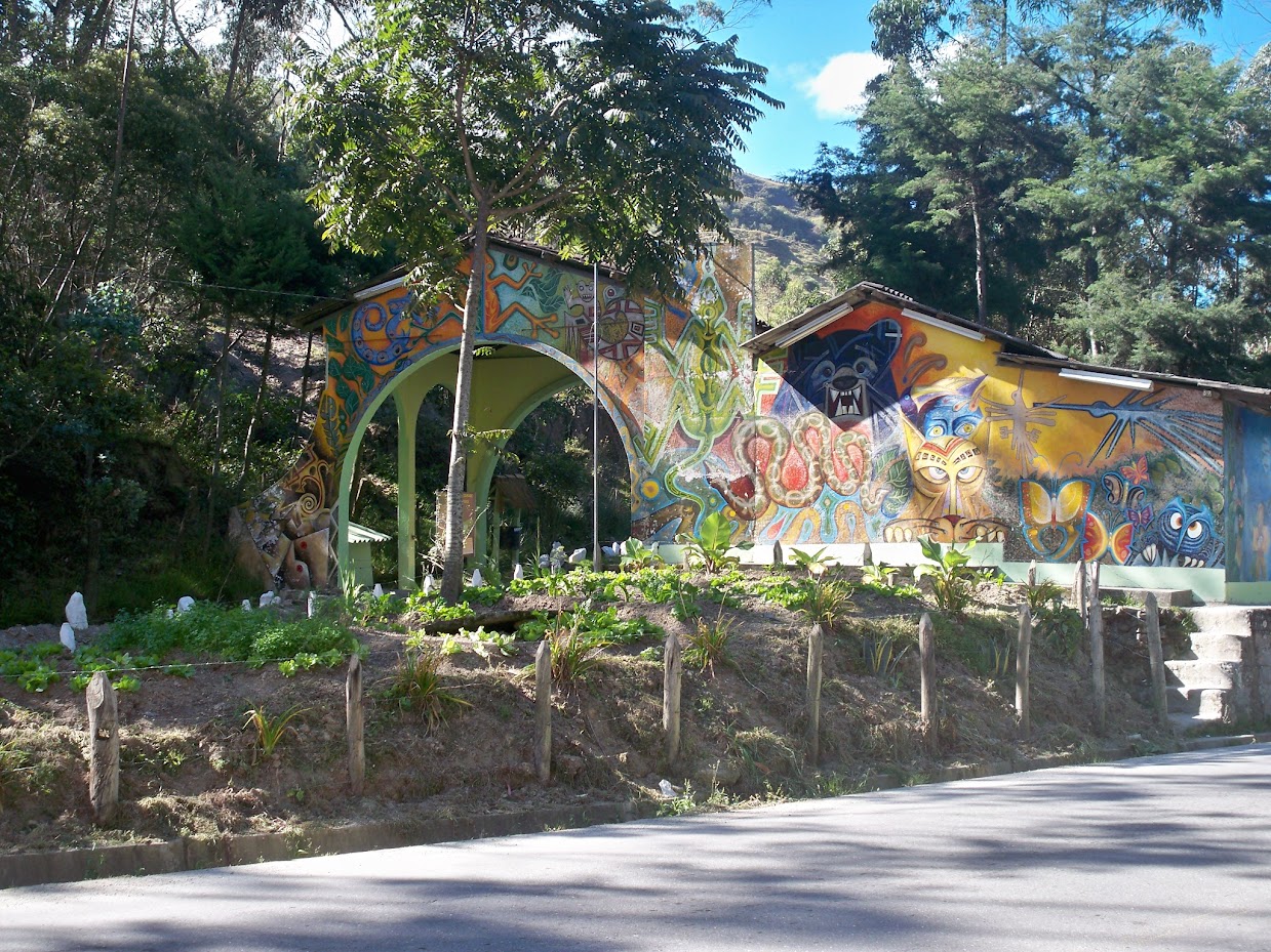 Cycling out of Loja in Ecuador