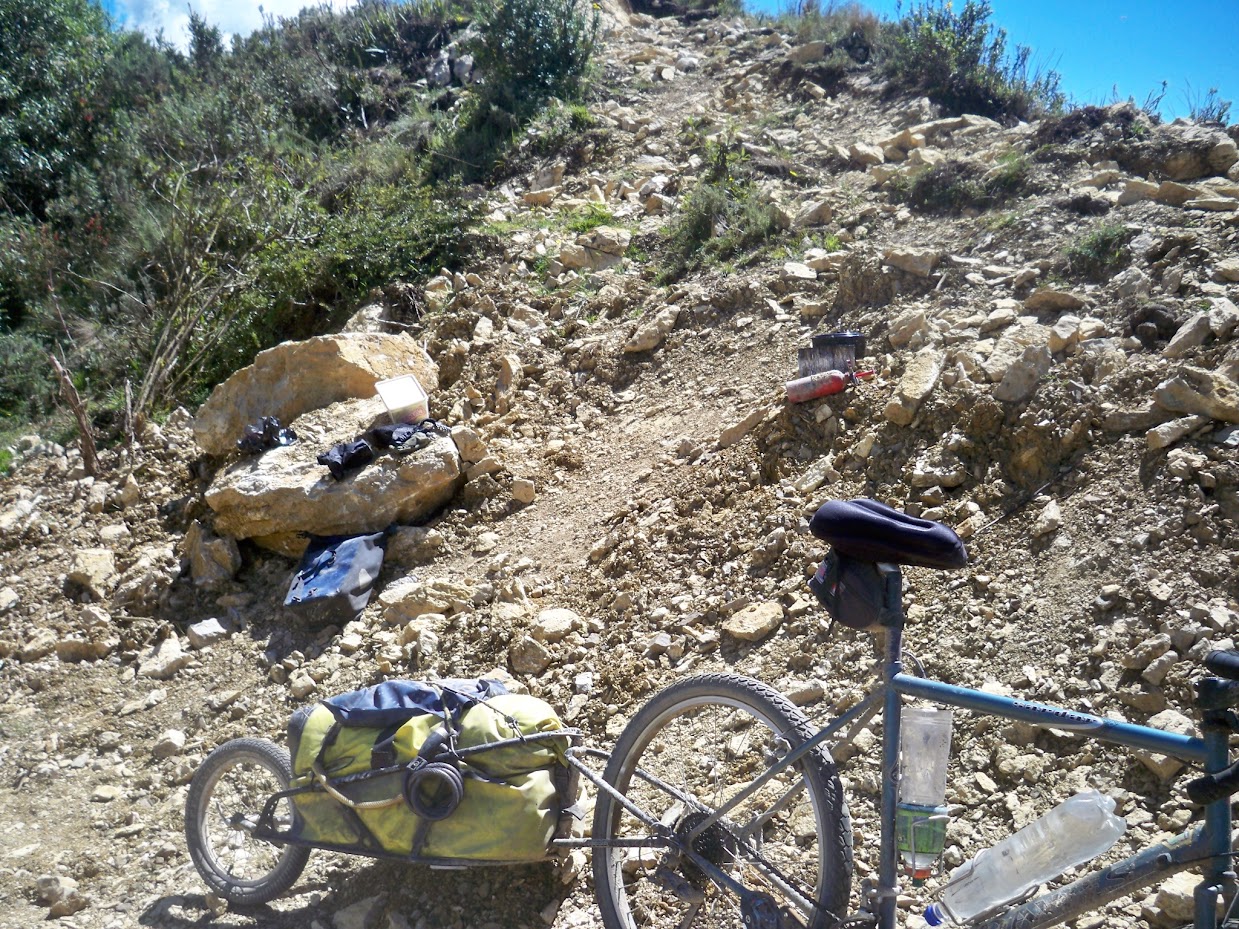 Dave Briggs rode a touring bike and trailer in Peru