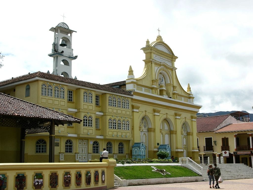 San Sebastian church in Loja, Ecuador