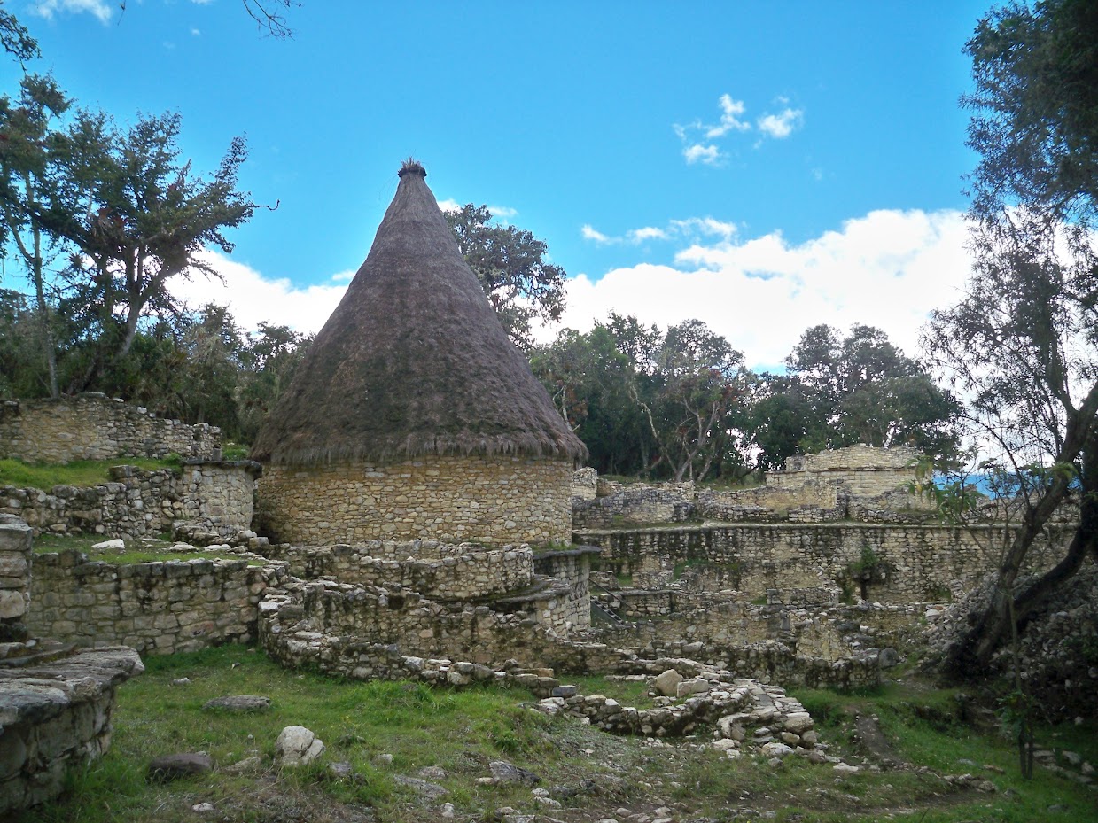 Reconstructed hut in Kuelap