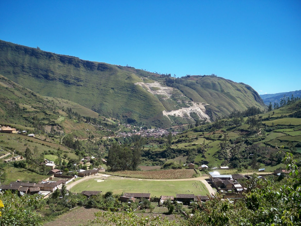 View near Leymebamba Peru