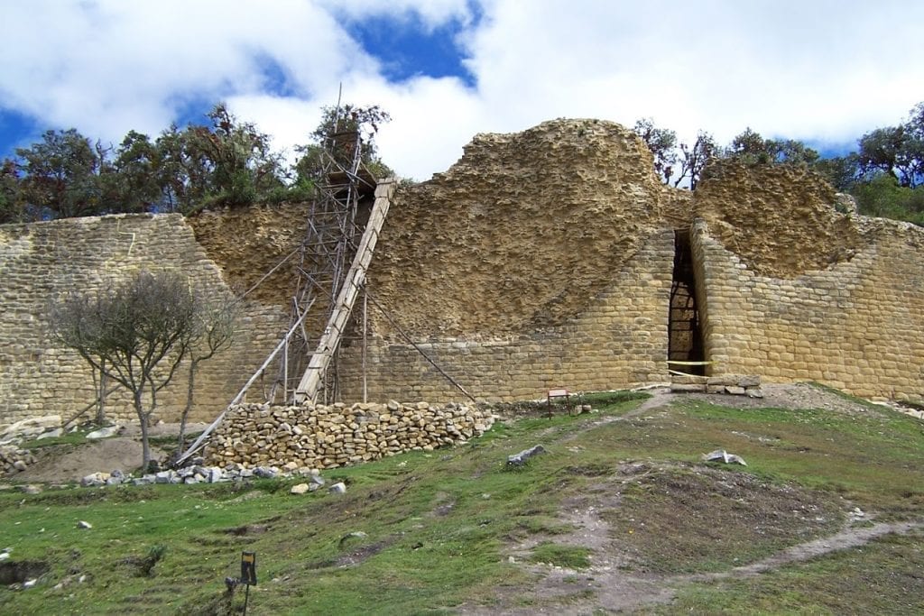 Outside the walls of Kuelap Peru