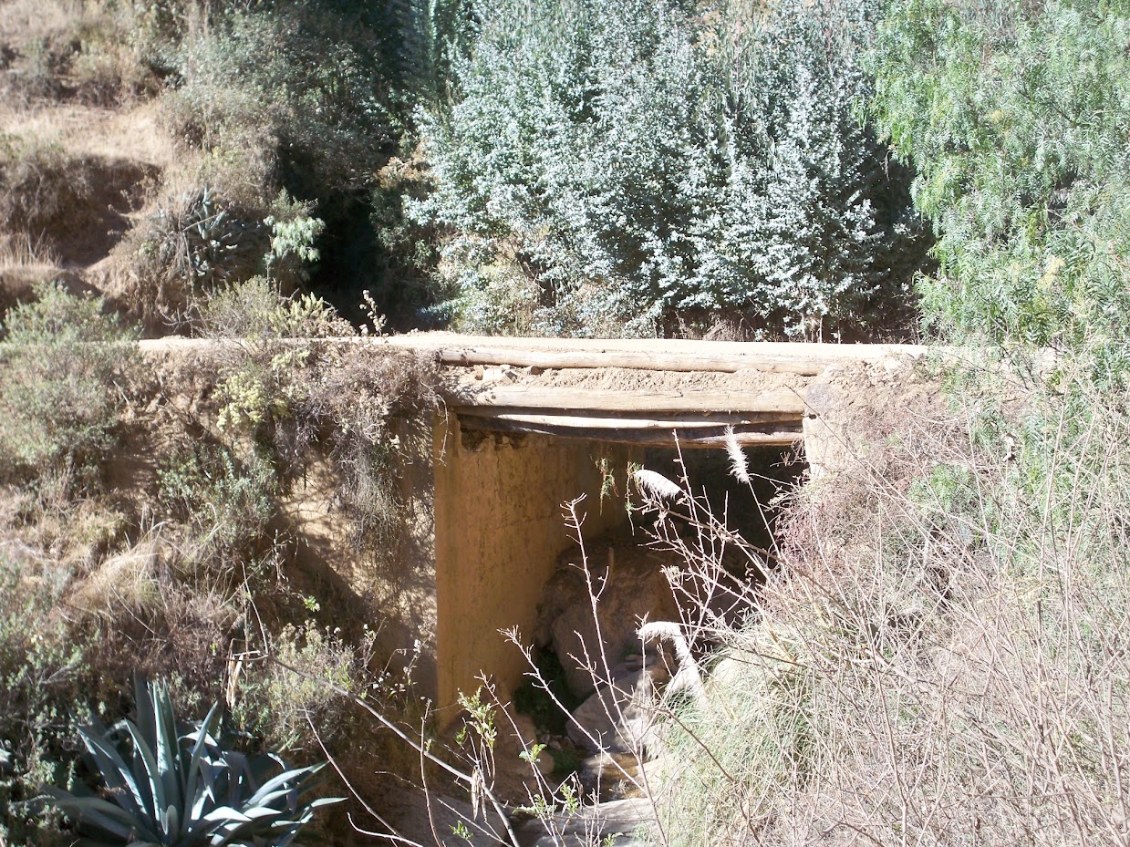 A simple bridge in Peru - one of many I cycled over on my bike tour